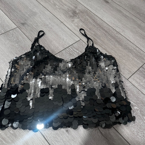 SEQUIN SPARKLY TOP - Picture 2 of 5